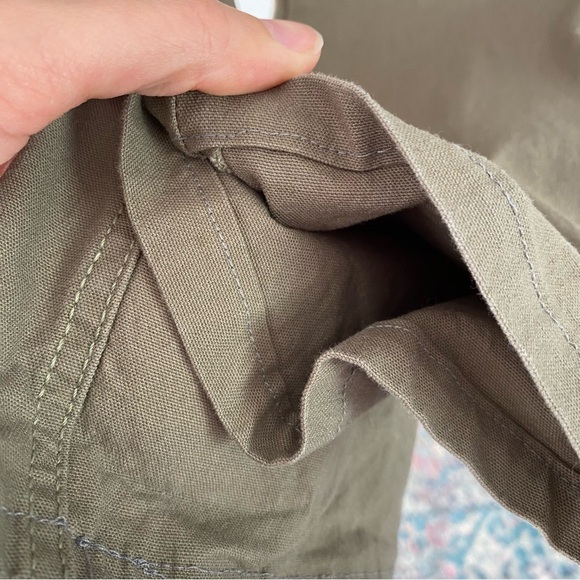 Columbia Pants Mens 34x26* Brown Zip Pocket Canvas Outdoor Cotton Work Carpenter - Picture 7 of 14